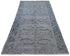 9 Ft Vintage Gray Blue Persian Style Distressed Hand Knotted Low Pile Wool Runner Rug